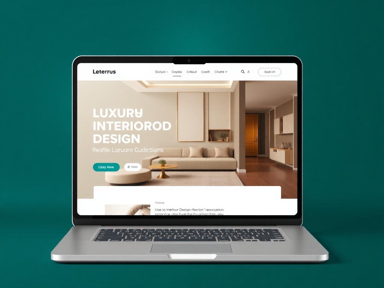 Lumière Interiors — Static Website project by Elitemark Software