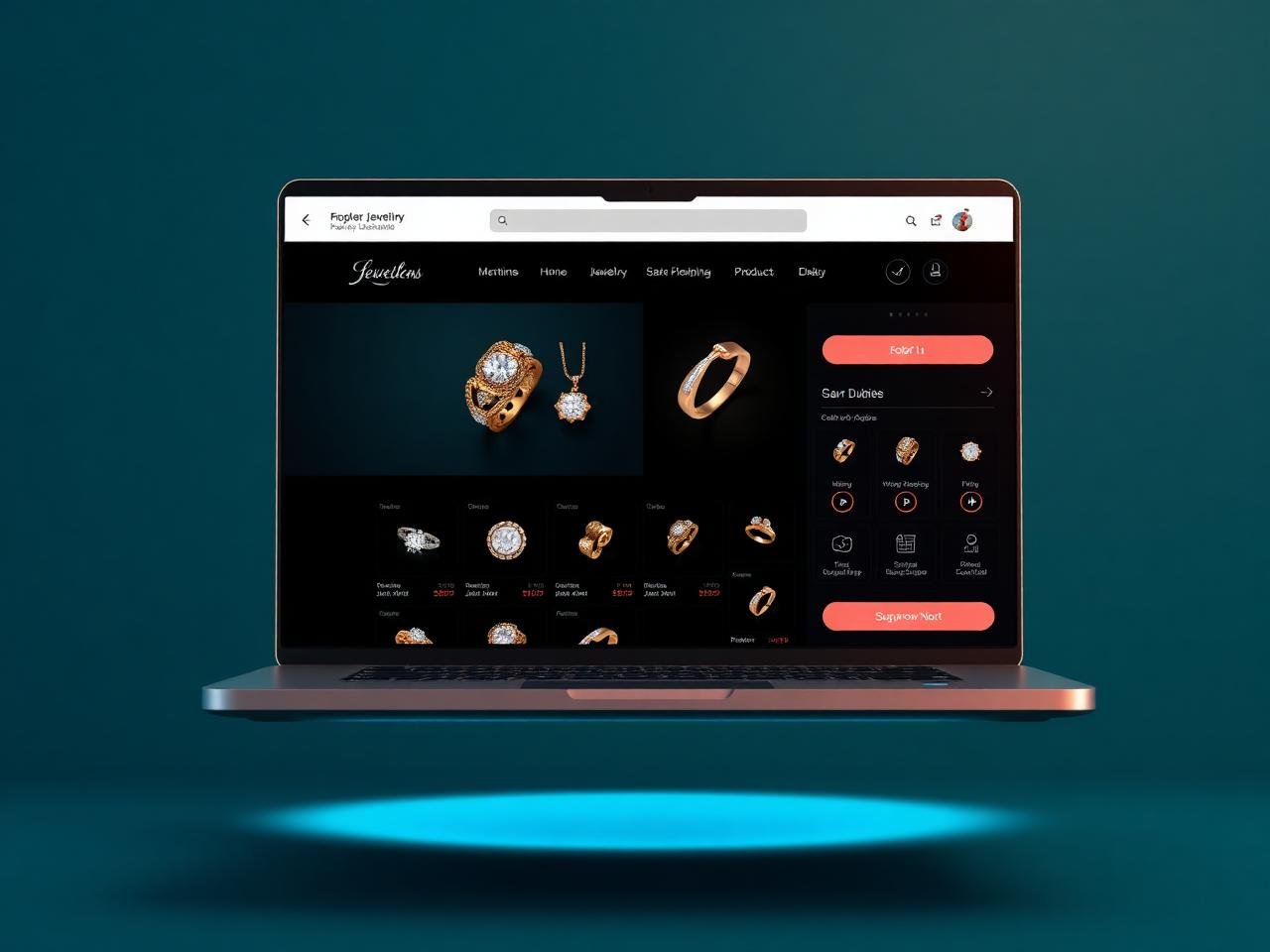 Aurelia Jewels — E-commerce project by Elitemark Software